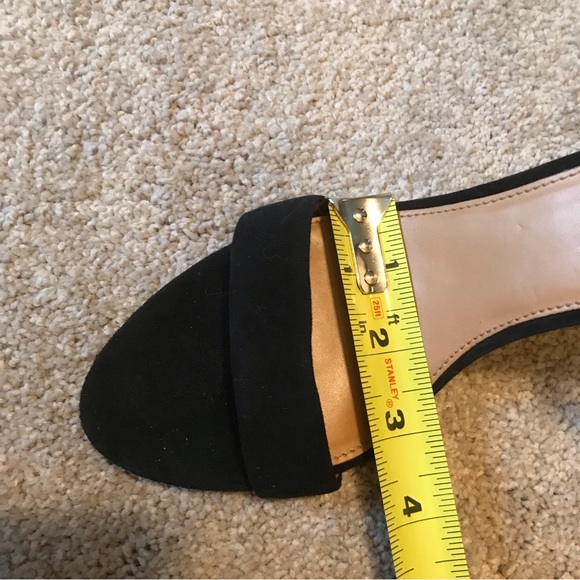 J. Crew Factory Black Open Toe Classic Heels - Picture 4 of 7